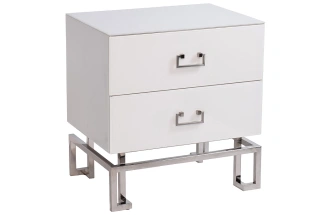 Тумба прикроватная KFG085-NI, с ящиками 