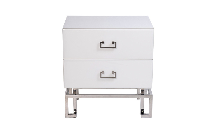 Тумба прикроватная KFG085-NI, с ящиками 