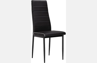 Стул DC2-001, на металлокаркасе, black / white