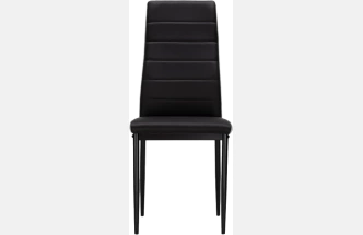 Стул DC2-001, на металлокаркасе, black / white