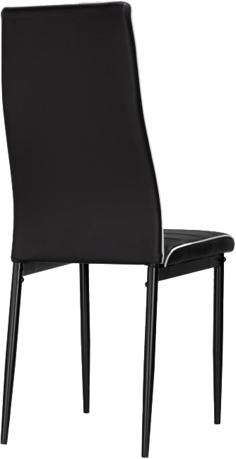 Стул DC2-001, на металлокаркасе, black / white