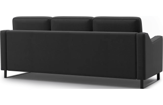 Диван прямой Льери, модель 050, Inari 100 black (черный)