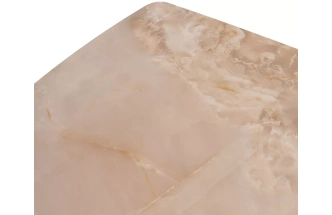 Кухонный стол раздвижной Rivoli 140, Gloss Amber Jade Solid Ceramic, Black