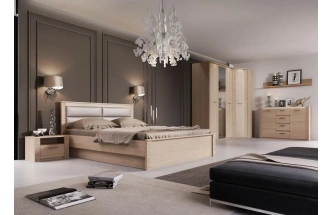 Кровать Элана 140, полутораспальная, дуб сонома