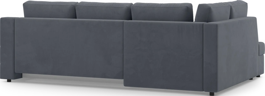 Диван угловой Невада, модель 020, комплектация 3 левый, Omega 32 (темно-серый)