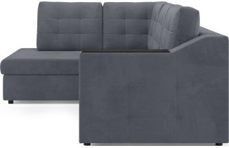 Диван угловой Невада, модель 020, комплектация 3 левый, Omega 32 (темно-серый)