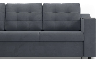 Диван угловой Невада, модель 020, комплектация 3 левый, Omega 32 (темно-серый)