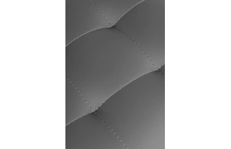 Стул на металлокаркасе Бекал, экокожа темно-серый / графит