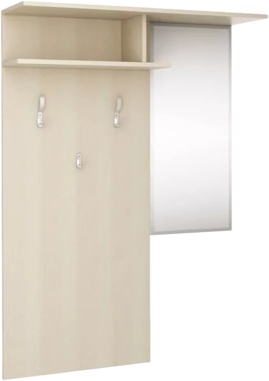 Вешалка с зеркалом Лофт-3, Дуб кремона