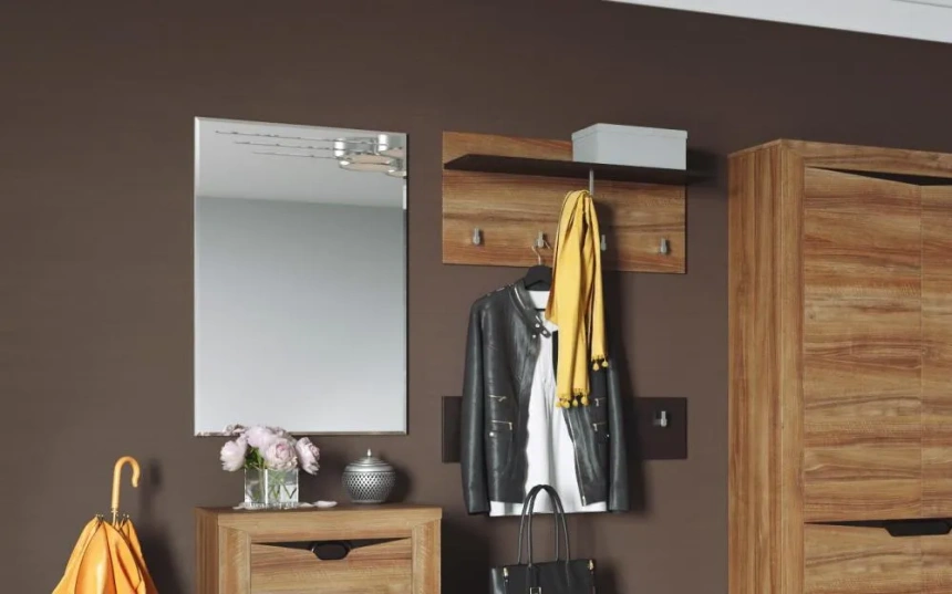 Зеркало Соренто, настенное, дуб стирлинг 60*84 см