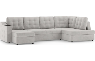 Диван П-образный Невада, модель 020, комплектация 5 правый, Omega 01 (бежевый)