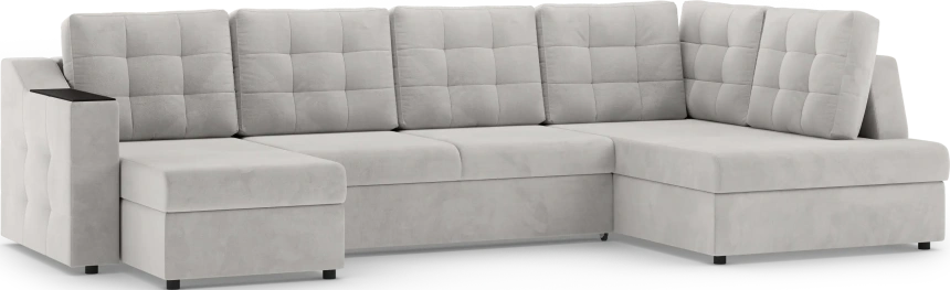 Диван П-образный Невада, модель 020, комплектация 5 правый, Omega 01 (бежевый)