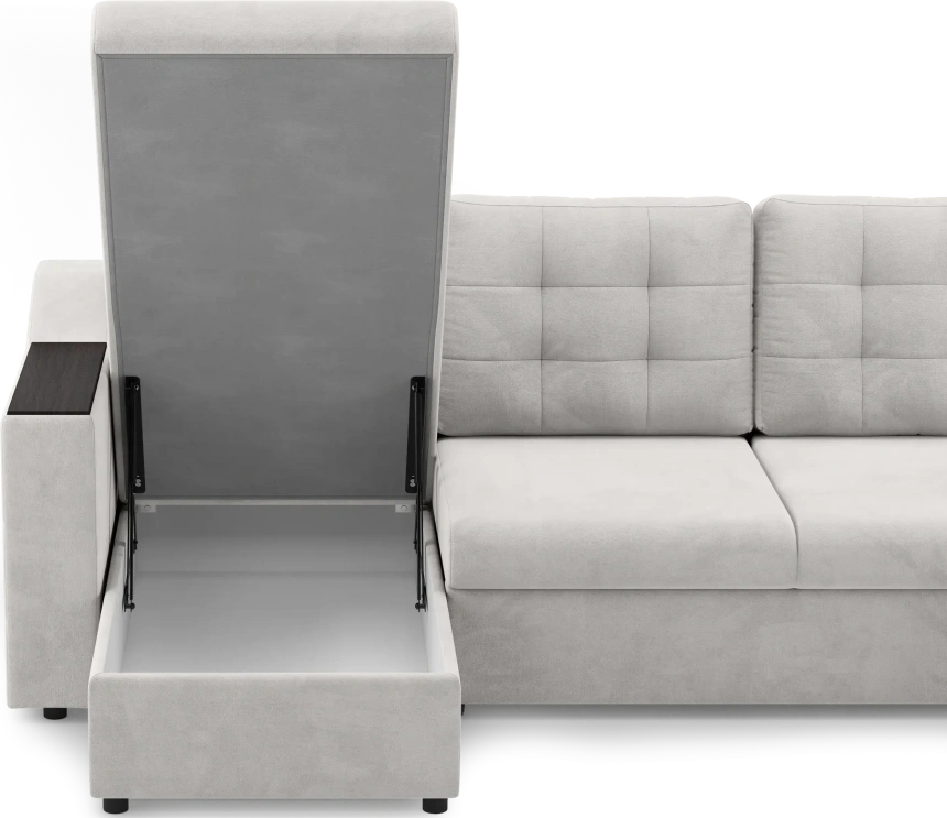 Диван П-образный Невада, модель 020, комплектация 5 правый, Omega 01 (бежевый)