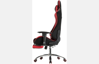 Офисное кресло Kano 1, с подставкой для ног, red / black