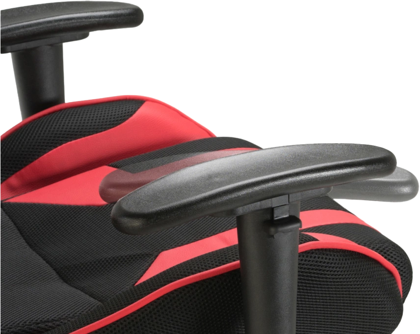 Офисное кресло Kano 1, с подставкой для ног, red / black