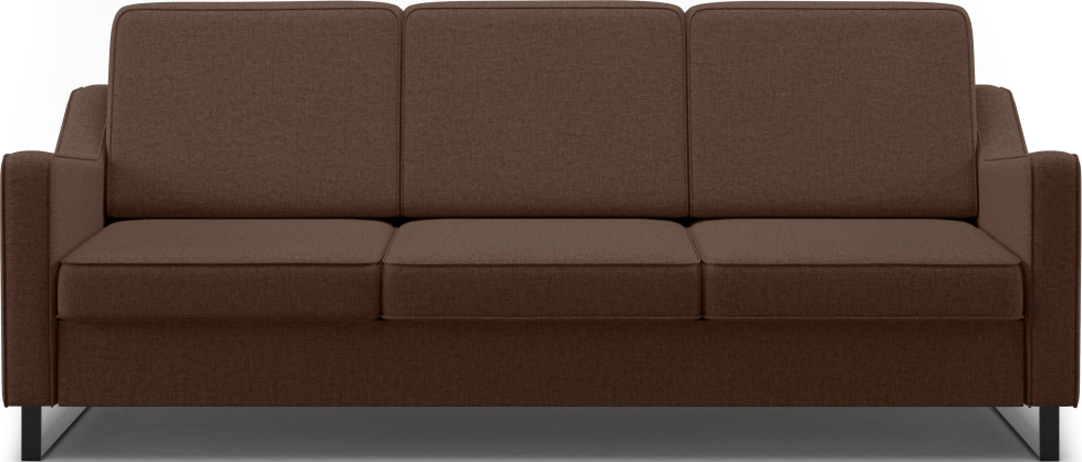 Диван прямой Льери, модель 050, Madagascar 05 (коричневый)