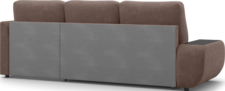 Диван угловой Консул, модель 074, правый, Danco 297 (шоколадный)