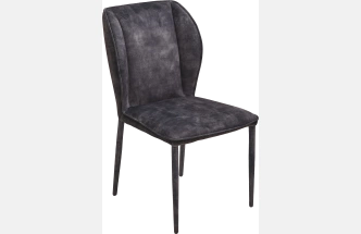 Стул Sondrio, мягкий, Grey Color-32, велюр, серый каркас в чулках