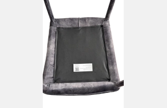 Стул Sondrio, мягкий, Grey Color-32, велюр, серый каркас в чулках