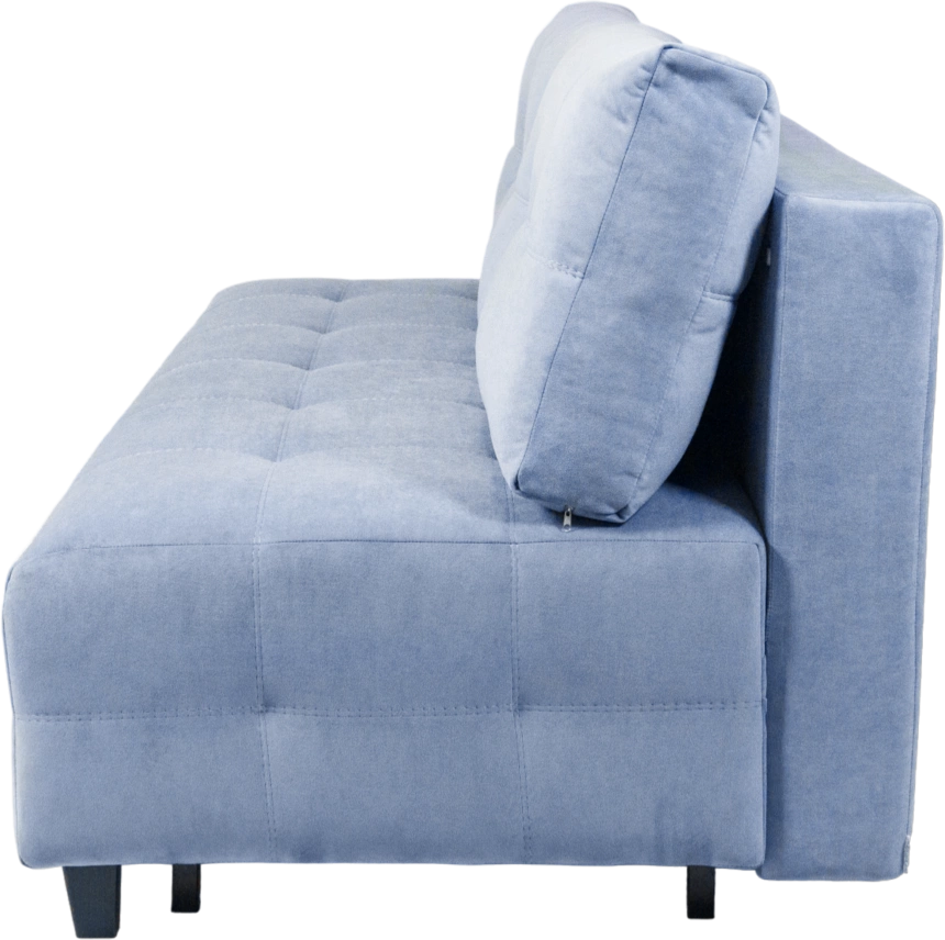 Диван прямой Бали 4 без боковин, Catania dusty blue