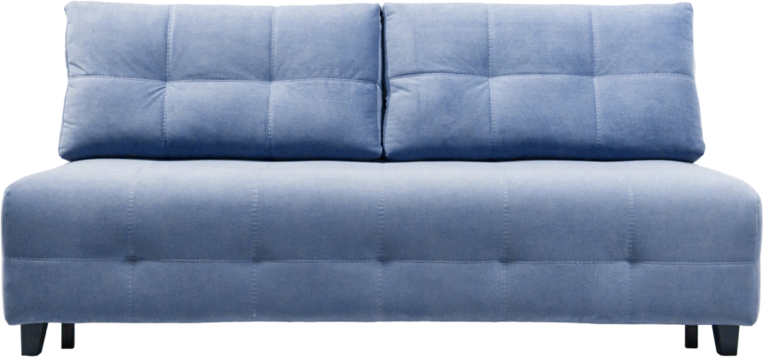 Диван прямой Бали 4 без боковин, Catania dusty blue