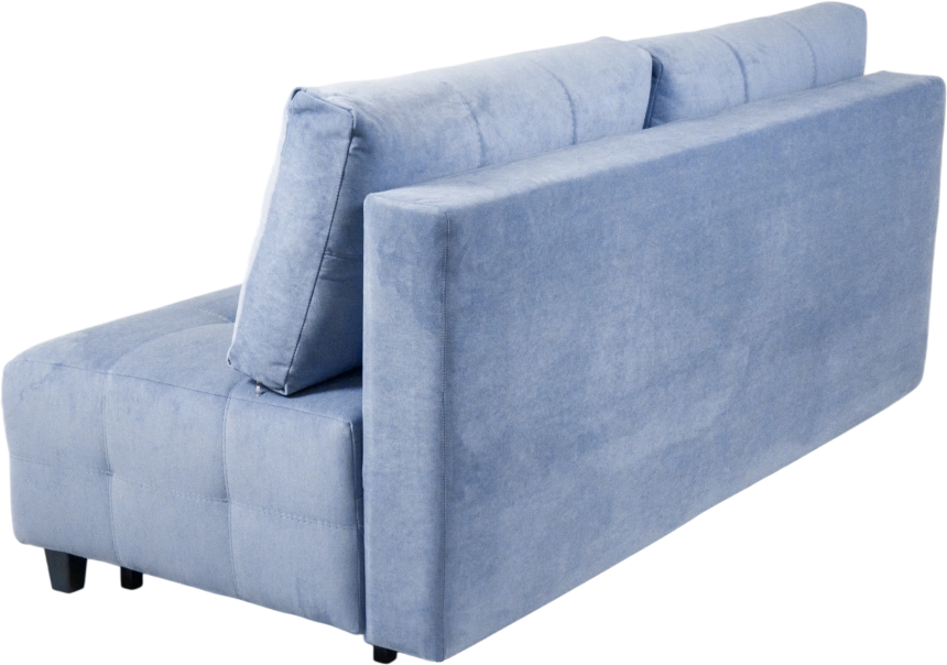 Диван прямой Бали 4 без боковин, Catania dusty blue