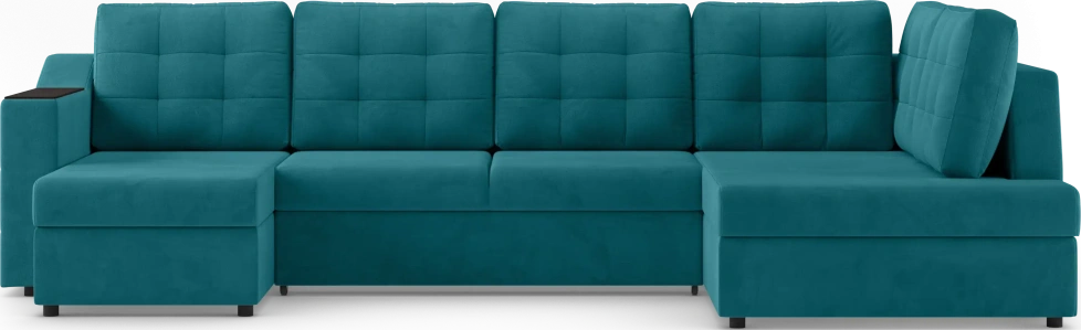 Диван П-образный Невада, модель 020, комплектация 5 правый, Omega 61  (зелёный)