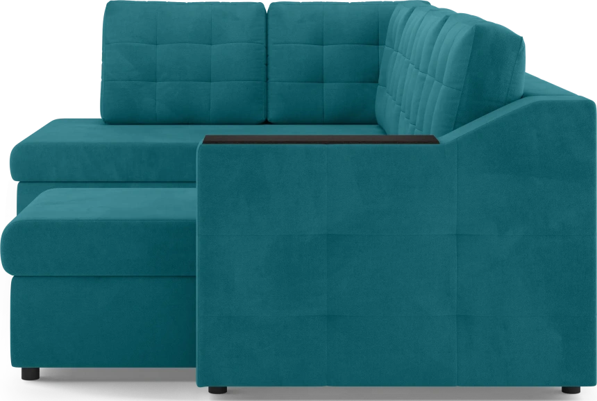 Диван П-образный Невада, модель 020, комплектация 5 правый, Omega 61  (зелёный)