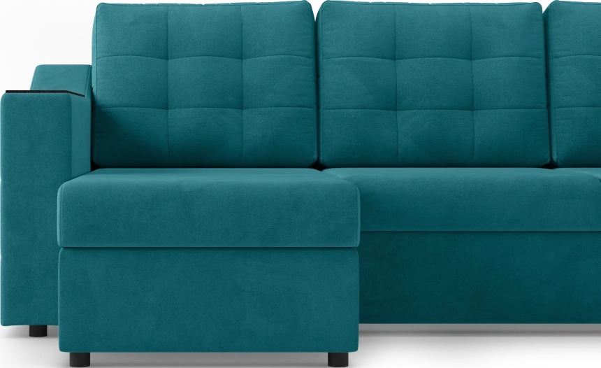 Диван П-образный Невада, модель 020, комплектация 5 правый, Omega 61  (зелёный)