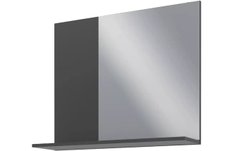 Зеркало Одри, 80x67x22, Чёрный графит