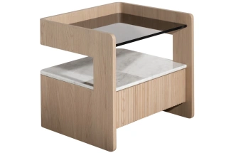 Тумба прикроватная 77IP-20100, с ящиком