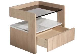 Тумба прикроватная 77IP-20100, с ящиком