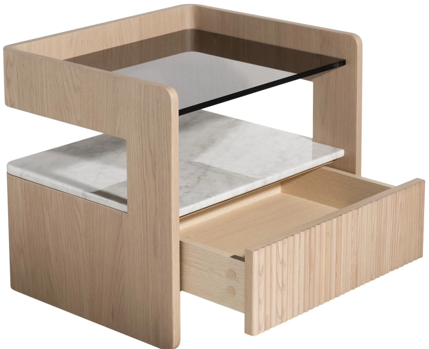 Тумба прикроватная 77IP-20100, с ящиком