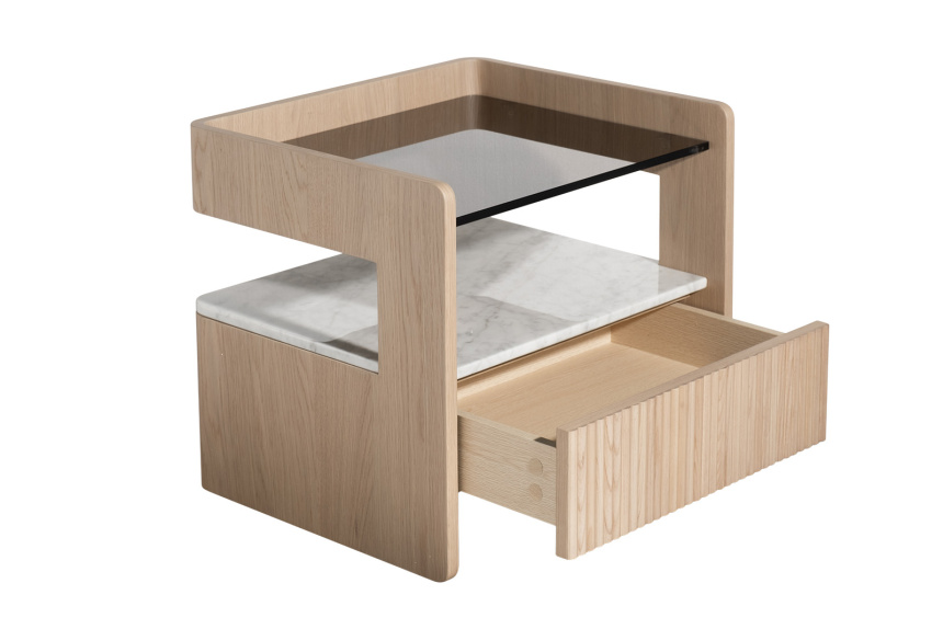 Тумба прикроватная 77IP-20100, с ящиком