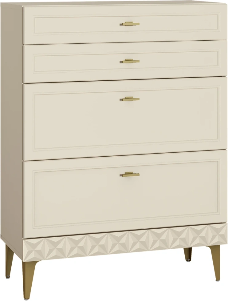 Комод Марион 16.249, с ящиками, Слоновая кость