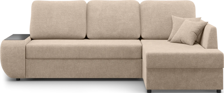 Диван угловой Консул, модель 074, правый, Danco 290 (коричневый)