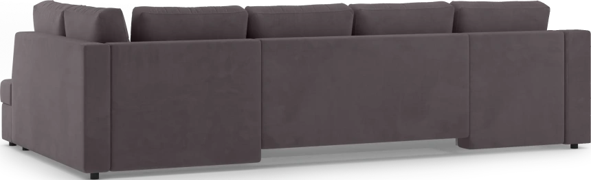 Диван П-образный Невада, модель 020, комплектация 5 правый, Omega 24 (коричневый)