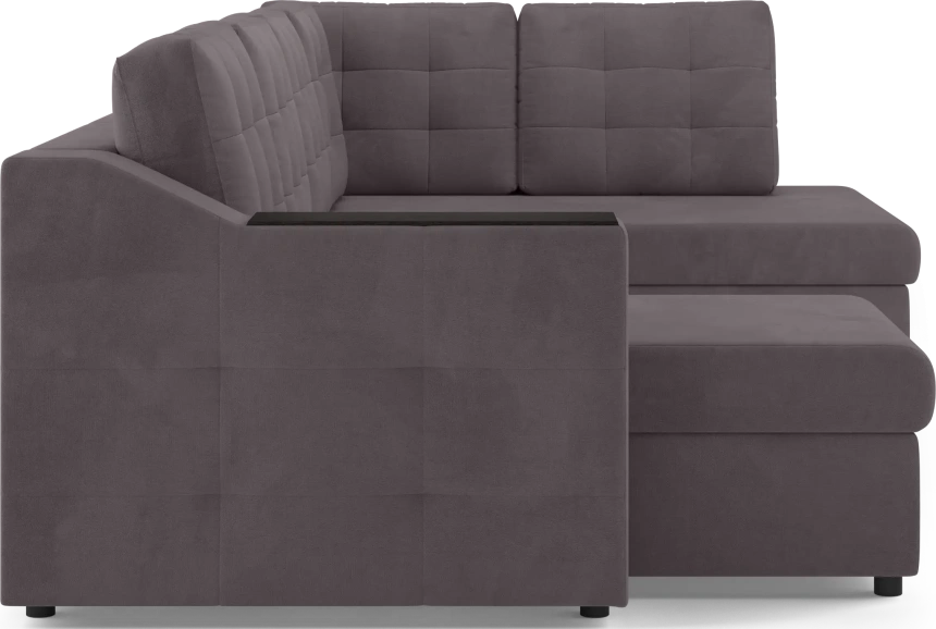 Диван П-образный Невада, модель 020, комплектация 5 правый, Omega 24 (коричневый)