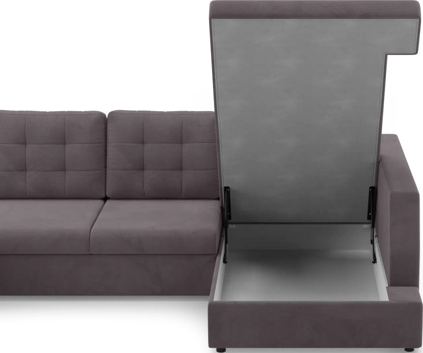 Диван П-образный Невада, модель 020, комплектация 5 правый, Omega 24 (коричневый)