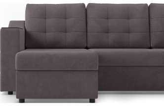 Диван П-образный Невада, модель 020, комплектация 5 правый, Omega 24 (коричневый)