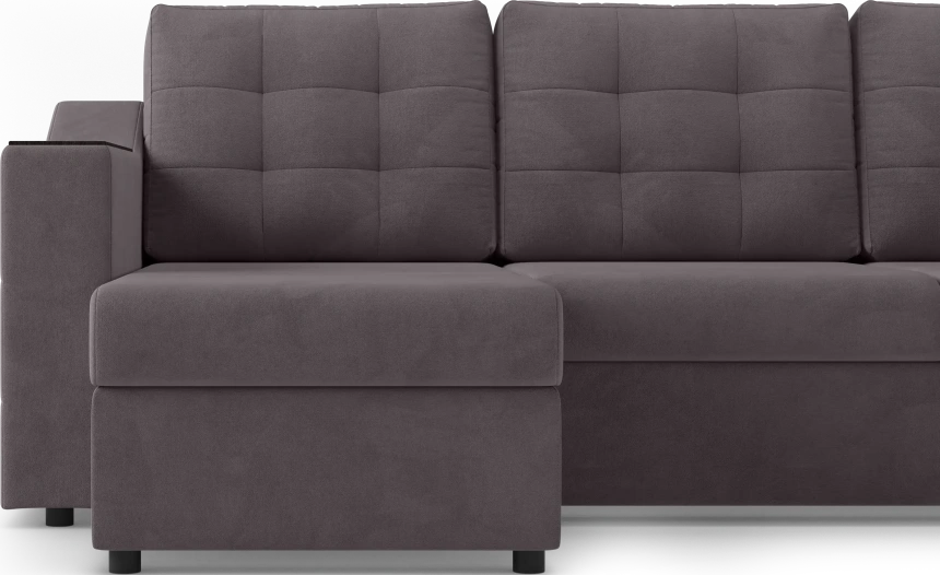 Диван П-образный Невада, модель 020, комплектация 5 правый, Omega 24 (коричневый)