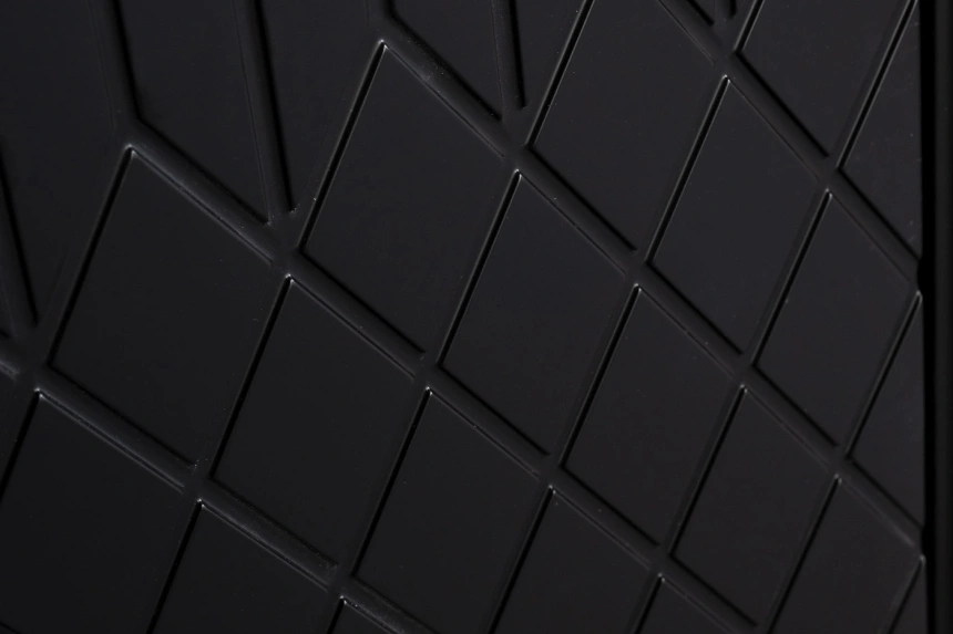 Комод 77IP-2310, с полками, черный