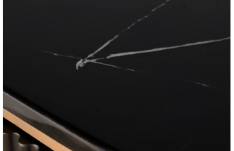 Комод 77IP-2310, с полками, черный 