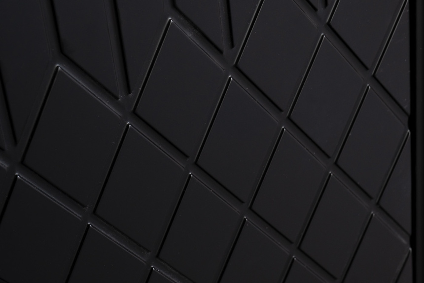 Комод 77IP-2310, с полками, черный 