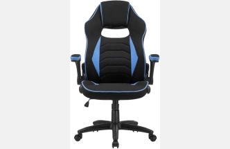 Игровое кресло Plast 1, light blue / black