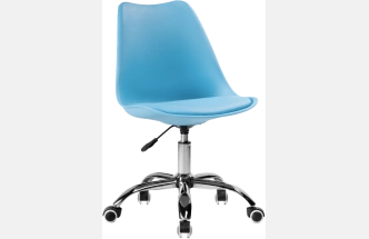Компьютерное кресло Kolin, без подлокотников, blue