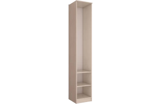 Шкаф Орион, односекционный 39x221x43 Ясень шимо светлый/Лён