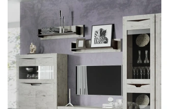 Полка Соренто, открытая, дуб бонифаций