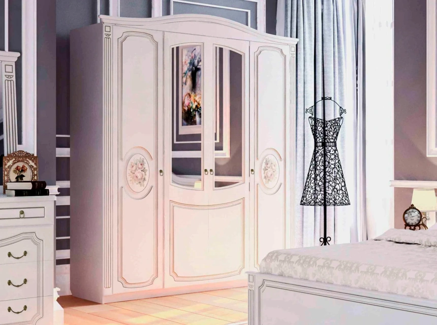 Спальный гарнитур Верона, композиция #3, кофе 10 / капучино