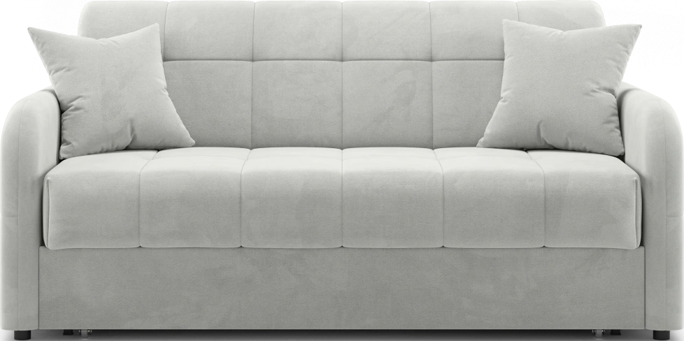 Диван прямой Гаспар 160, модель 045, Happy 900 (светло-серый)